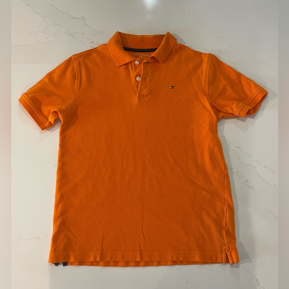 Tommy Hilfiger Boy’s Orange Polo Shirt